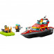 Конструктор LEGO City 60373 &amp;quot;Пожарно-спасательная лодка&amp;quot;, 144 деталей в Сургуте