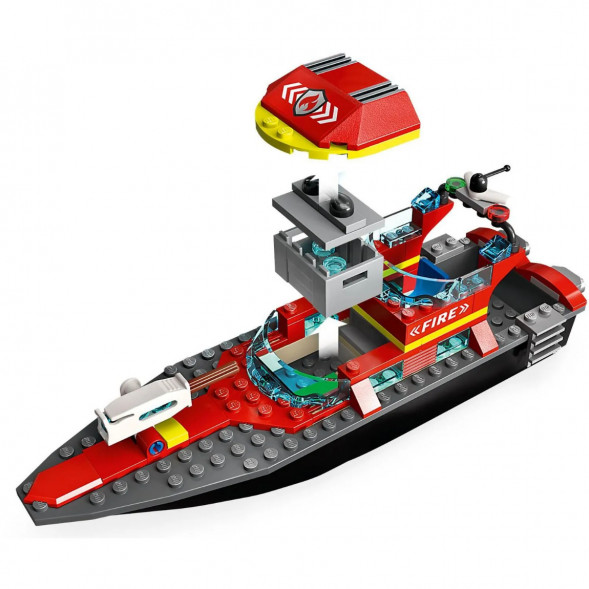 Конструктор LEGO City 60373 &amp;quot;Пожарно-спасательная лодка&amp;quot;, 144 деталей в Сургуте