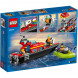 Конструктор LEGO City 60373 &amp;quot;Пожарно-спасательная лодка&amp;quot;, 144 деталей в Сургуте