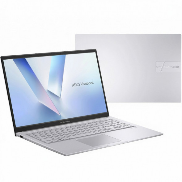 Ноутбук ASUS Vivobook 15 X1504MA-BQ058 (15.6&amp;quot;, IPS, Intel Core 5 320 1.5ГГц, 6 ядер, 16ГБ DDR5, 512ГБ SSD, Intel Graphics, без ОС), серебристый в Сургуте