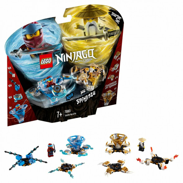 Конструктор LEGO Ninjago 70663 Ния и Ву: мастера Кружитцу в Сургуте