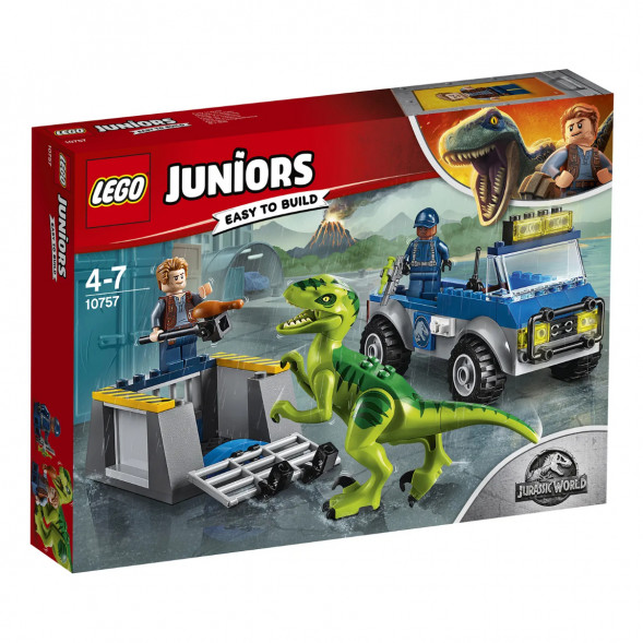 Конструктор LEGO Juniors 10757 Грузовик спасателей для перевозки раптора в Сургуте