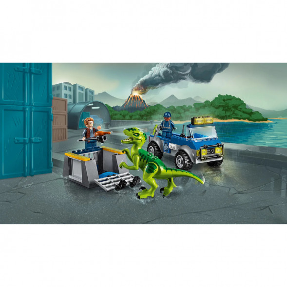 Конструктор LEGO Juniors 10757 Грузовик спасателей для перевозки раптора в Сургуте