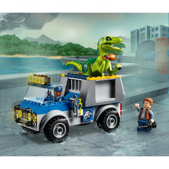 Конструктор LEGO Juniors 10757 Грузовик спасателей для перевозки раптора в Сургуте